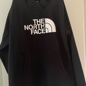 The North Face black windblocking hooded sweatshirt